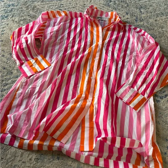 Beach Riot Alexa Swim Cover-Up Top S/M NEW - Picture 5 of 5